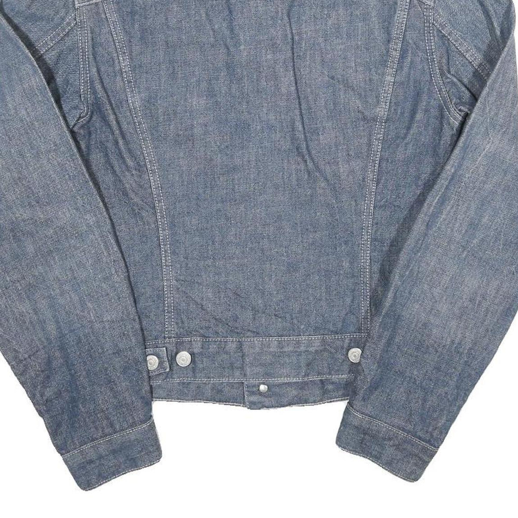 LEVI'S Womens Blue Denim Jacket M Cotton Classic Button Casual Lightweight