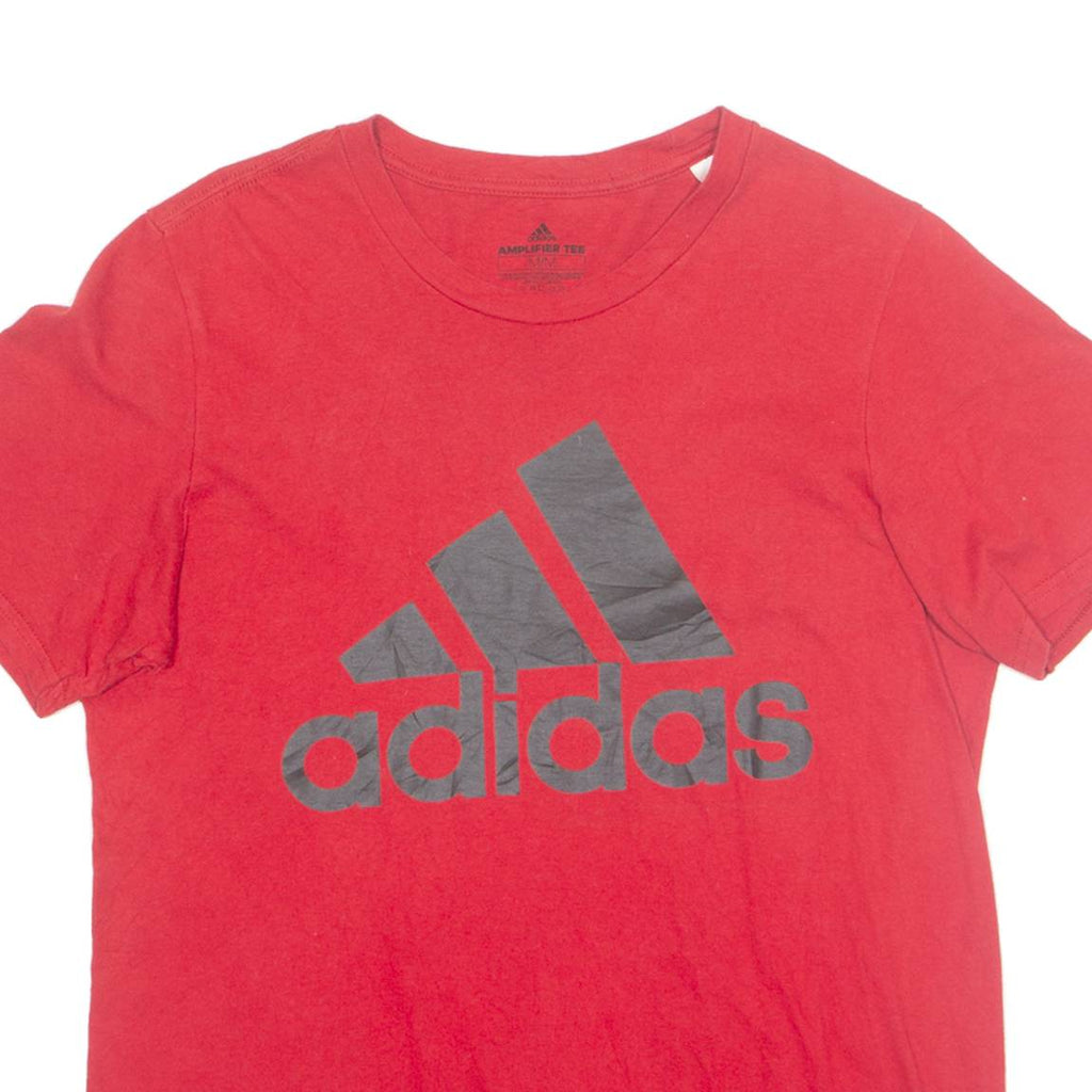 ADIDAS Mens T-Shirt Red M