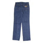 WRANGLER Mens Regular Fit Blue Denim Classic Jeans W30 L32 Zip Pocket