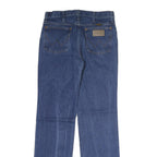 WRANGLER Mens Regular Fit Blue Denim Classic Jeans W30 L32 Zip Pocket