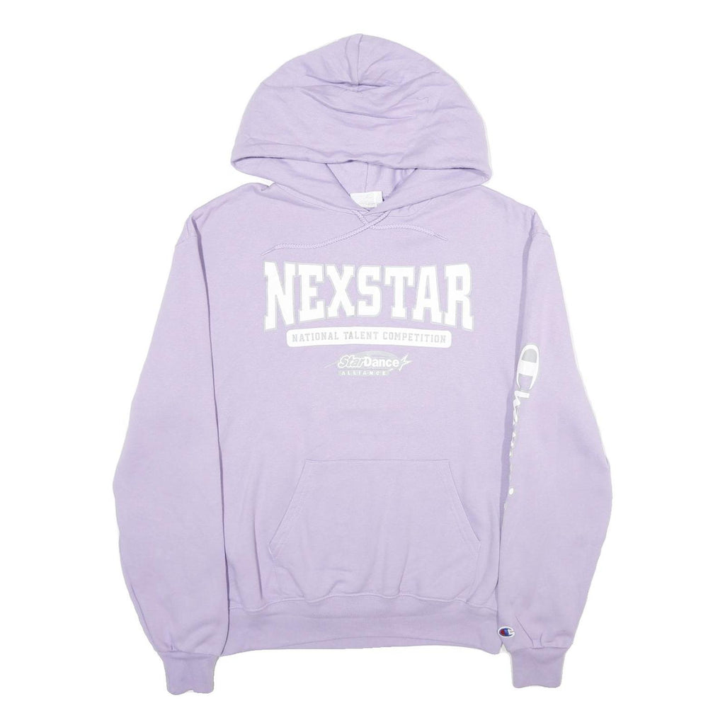 CHAMPION Mens Lilac Nexstar Pullover Hoodie M Cotton Blend Casual Comfort
