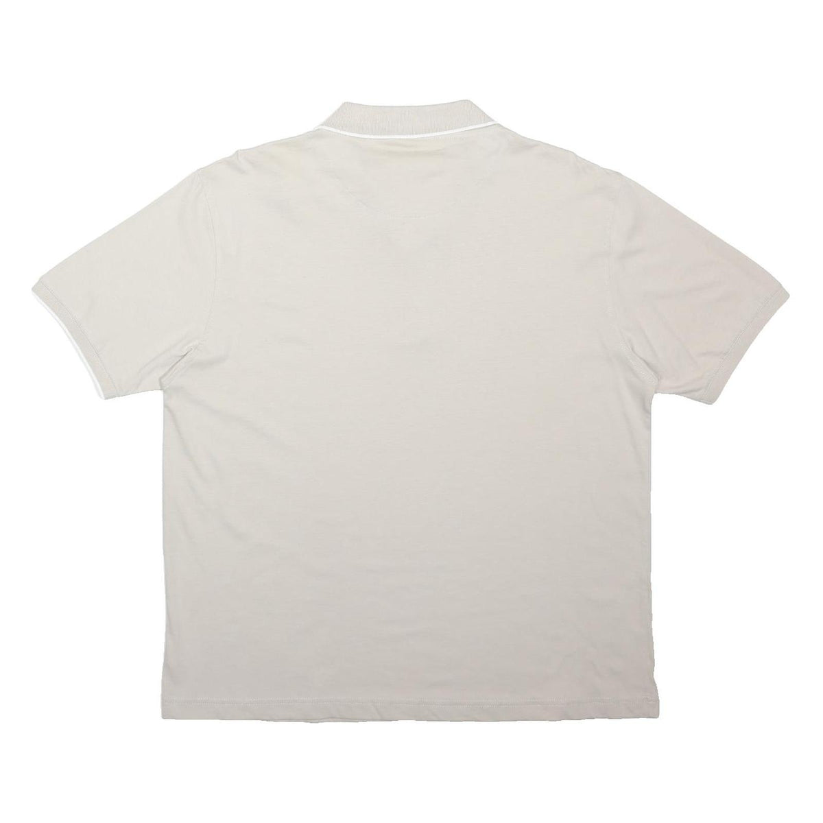 F&F Mens Beige Polo Shirt XL Cotton Short Sleeve Plain Basic Casual