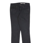 DKNY Womens Slim Black Jeans Denim W29 L32 Stretch Cotton Blend Zip Pocket