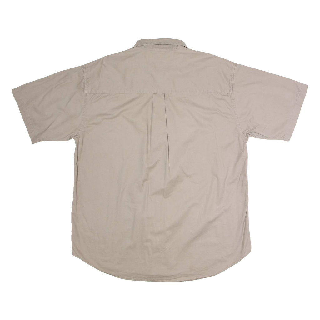 CROFT & BARROW Mens Plain Shirt Grey 90s L