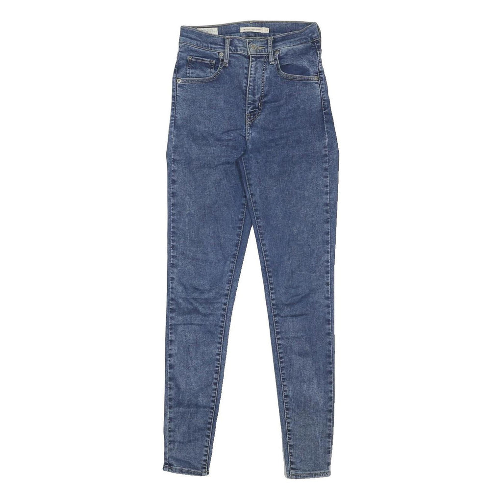 LEVI'S Big E Mens Jeans Blue Slim Skinny Denim Medium W25 L28 Iconic Brand Zip
