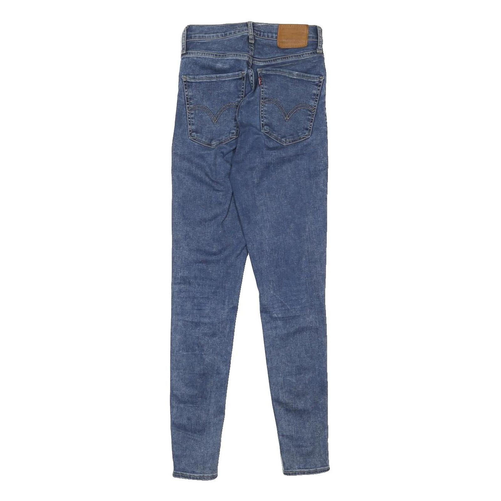 LEVI'S Big E Mens Jeans Blue Slim Skinny Denim Medium W25 L28 Iconic Brand Zip