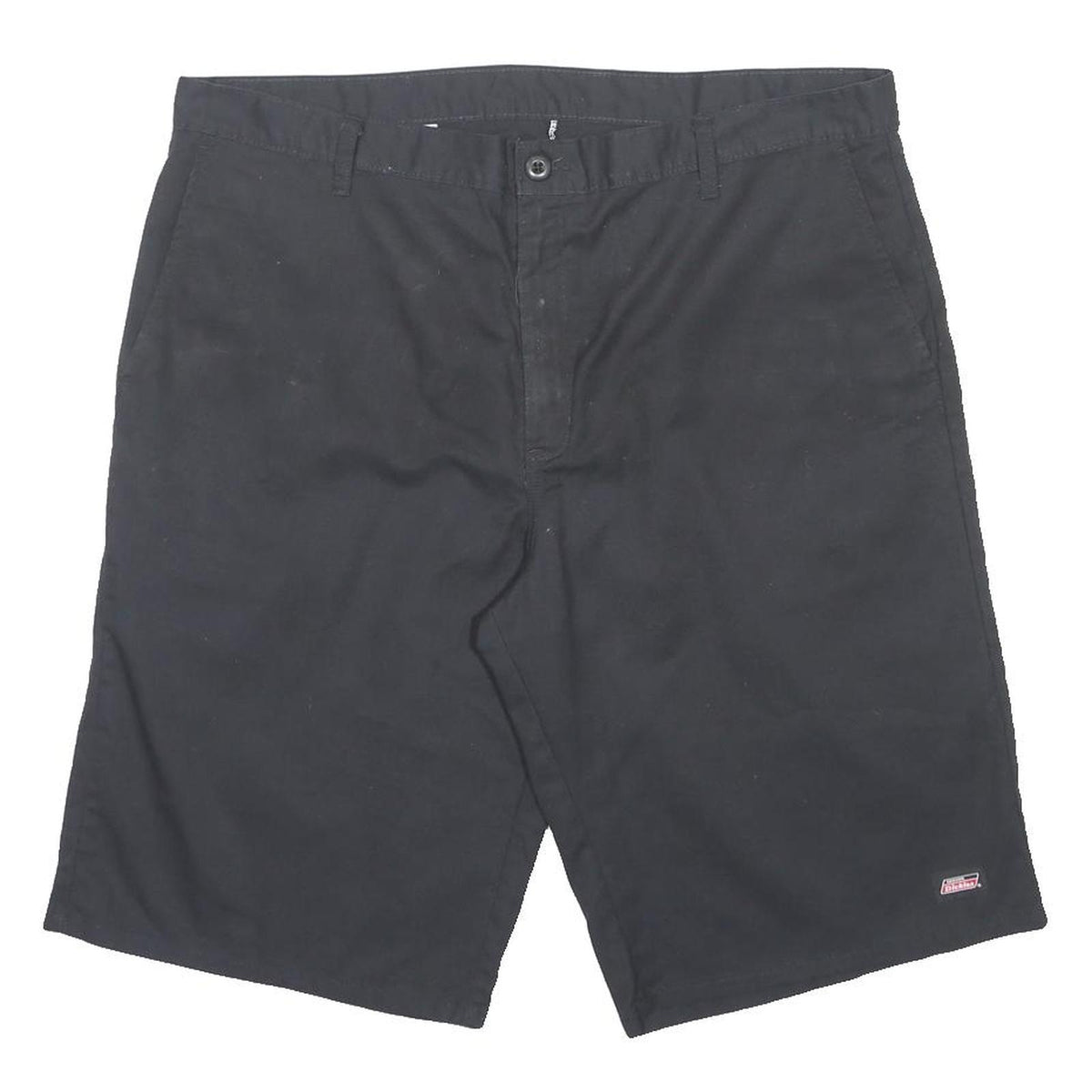 DICKIES Mens Black Casual Shorts XL W40 Polyester Blend Relaxed Fit Workwear