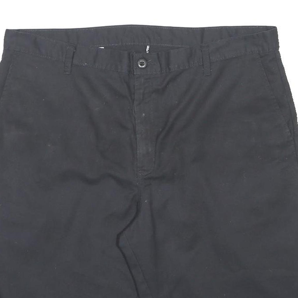 DICKIES Mens Black Casual Shorts XL W40 Polyester Blend Relaxed Fit Workwear