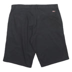 DICKIES Mens Black Casual Shorts XL W40 Polyester Blend Relaxed Fit Workwear