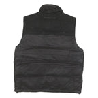 GUESS Mens Black Puffer Jacket L Polyester Blend Quilted Casual Outerwear