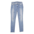 LEVI'S Demi Curve Mid Rise Skinny Womens Jeans Blue Relaxed Skinny Denim Light