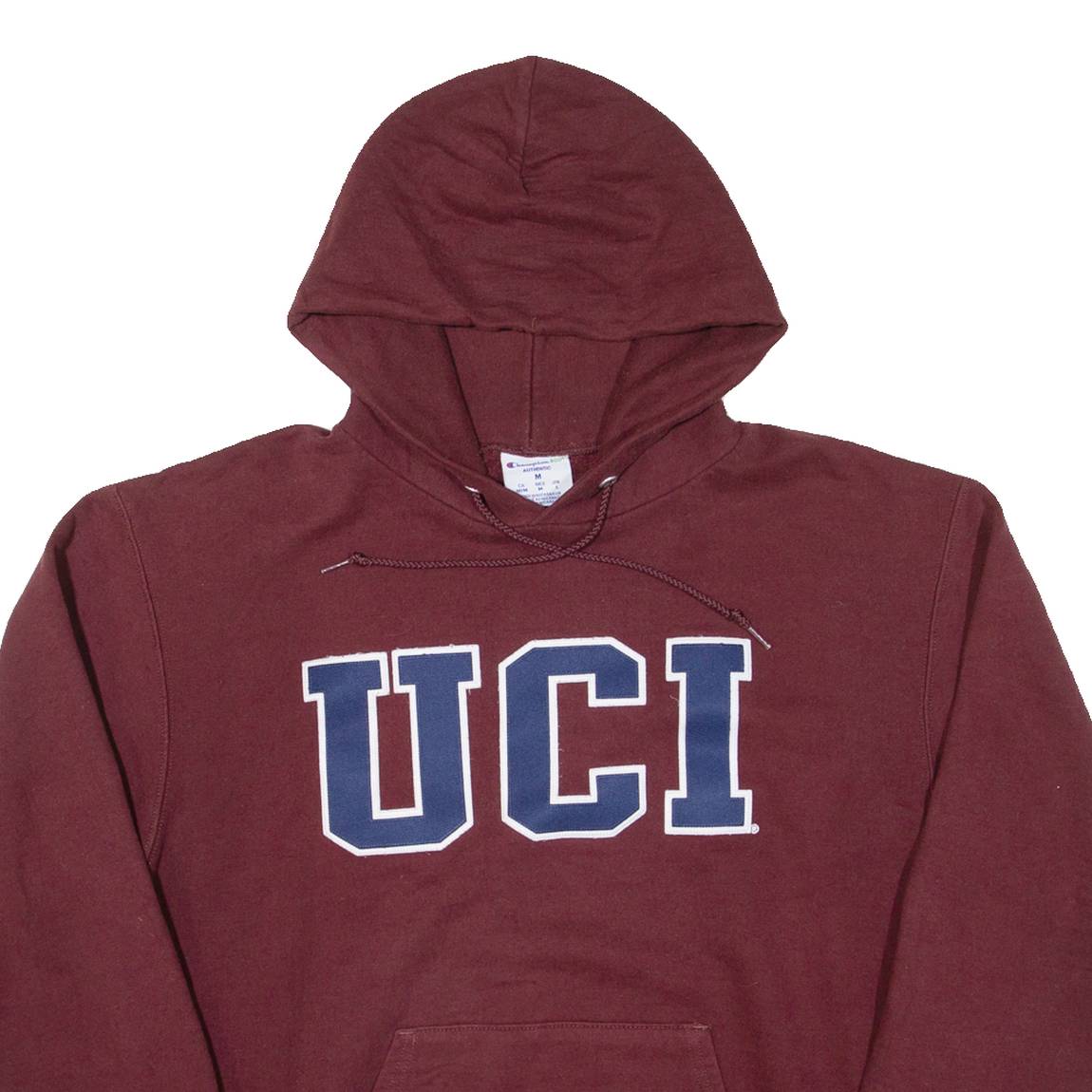 CHAMPION Uci Mens Maroon Hoodie USA M