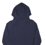 GAP Womens Navy Blue Cotton Blend Zip Up Hoodie XS Rainbow Logo Casual