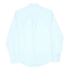 TOMMY HILFIGER Mens Light Blue Cotton Shirt M Classic Fit Button-Down Collar