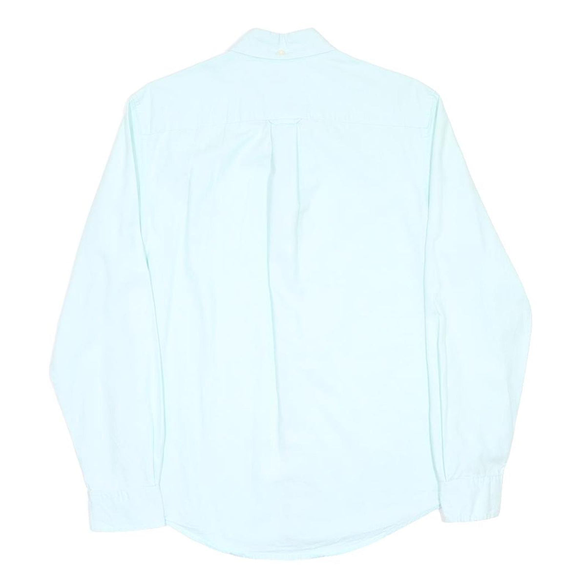 TOMMY HILFIGER Mens Light Blue Cotton Shirt M Classic Fit Button-Down Collar