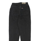 TEDDYS Womens Jeans Black Relaxed Straight Denim Medium W24 L29 Classic Fit