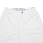 LEE Womens Shorts White Casual Cotton Blend M W28 Comfortable Fit