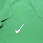 NIKE Mens Green Short Sleeve Plain Cotton Polo Shirt L Casual Sportswear