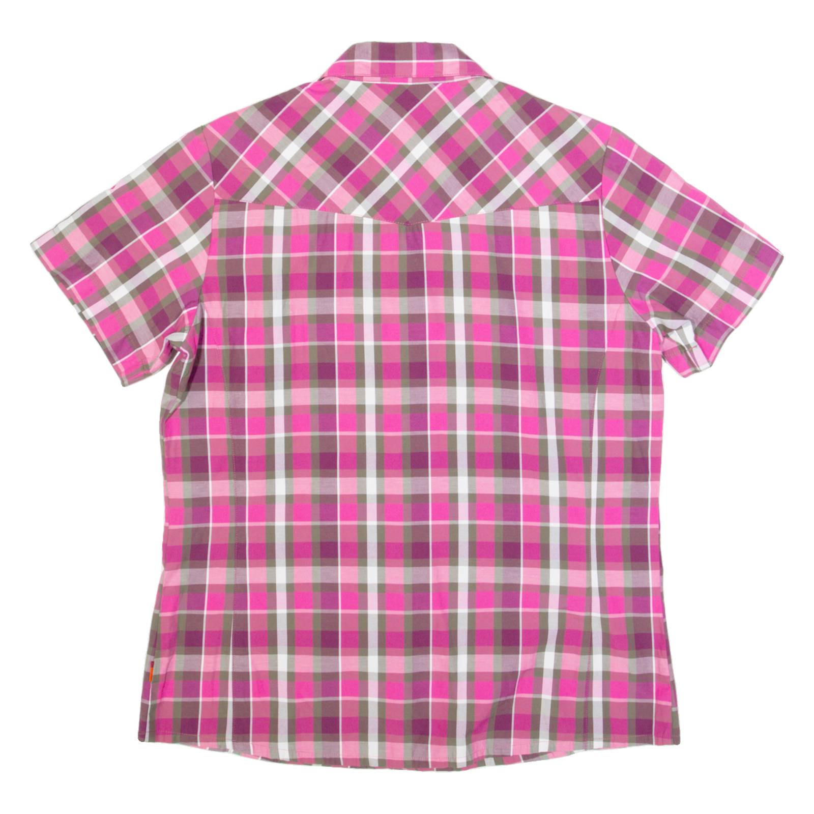 VAUDE Womens Shirt Pink Check S