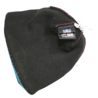 NFL Mens Pink Black Blue Raiders Beanie Acrylic Knitted Pom Pom Stripe