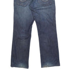 TRUE RELIGION Mens Blue Regular Fit Straight Leg Denim Medium W34 L30 Jeans