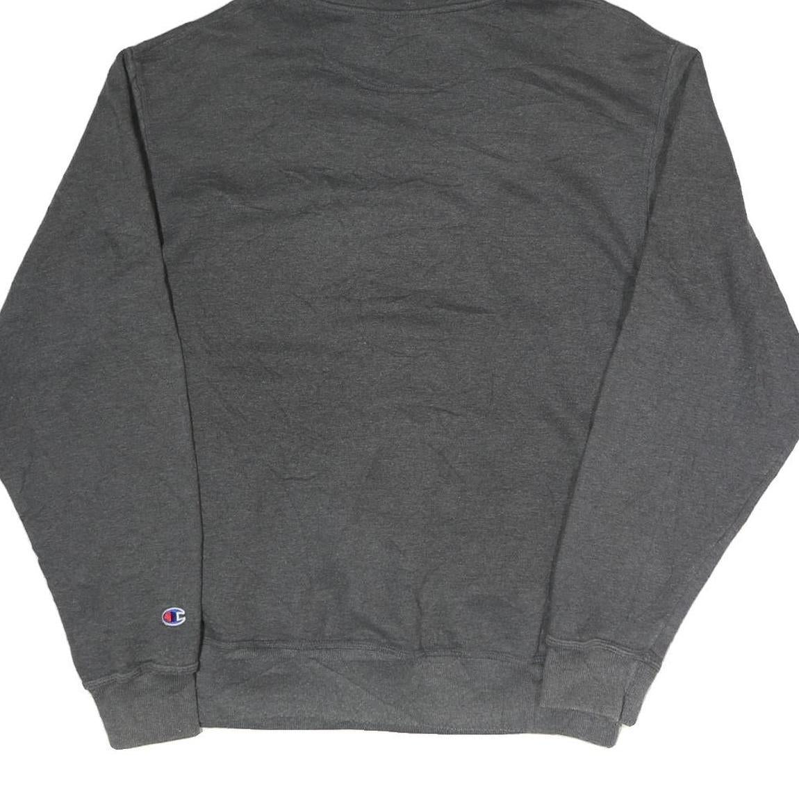 CHAMPION Mens Grey Pullover Hoodie M Classic Comfort Cotton Blend Casual Wear