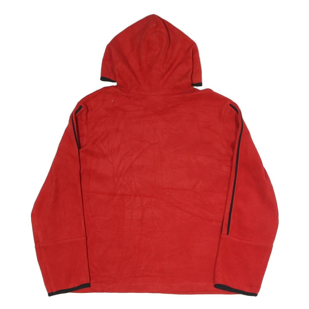 NIKE Womens Red Hoodie XL Nike Athletics Sweatshirt Polyester Blend