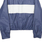 BRONCO Mens Blue & White Track Jacket M Polyester Blend Zip Casual