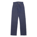 WRANGLER Womens Classic Blue Denim Jeans W26 L34 Zip Straight Cotton Blend