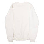 ELLESSE Womens Sweatshirt Cream Crew Neck UK 10