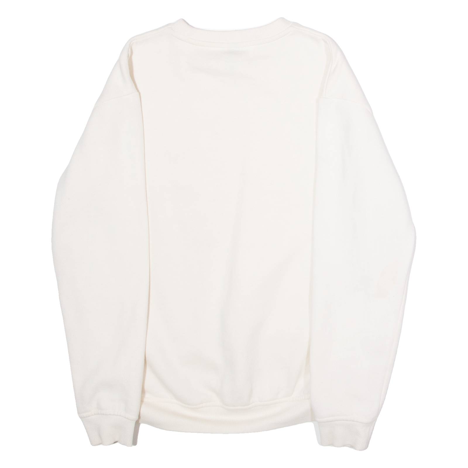 ELLESSE Womens Sweatshirt Cream Crew Neck UK 10