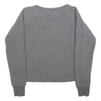 ELLESSE Womens Grey Sweatshirt Crew Neck S Cotton Blend Logo Printed Casual