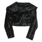 SPORTALM Womens Black Velvet Blazer Tailored Jacket M Polyester Blend Button