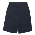 DICKIES Mens Shorts Navy Blue Casual M W30 Workwear Comfortable Polyester Blend