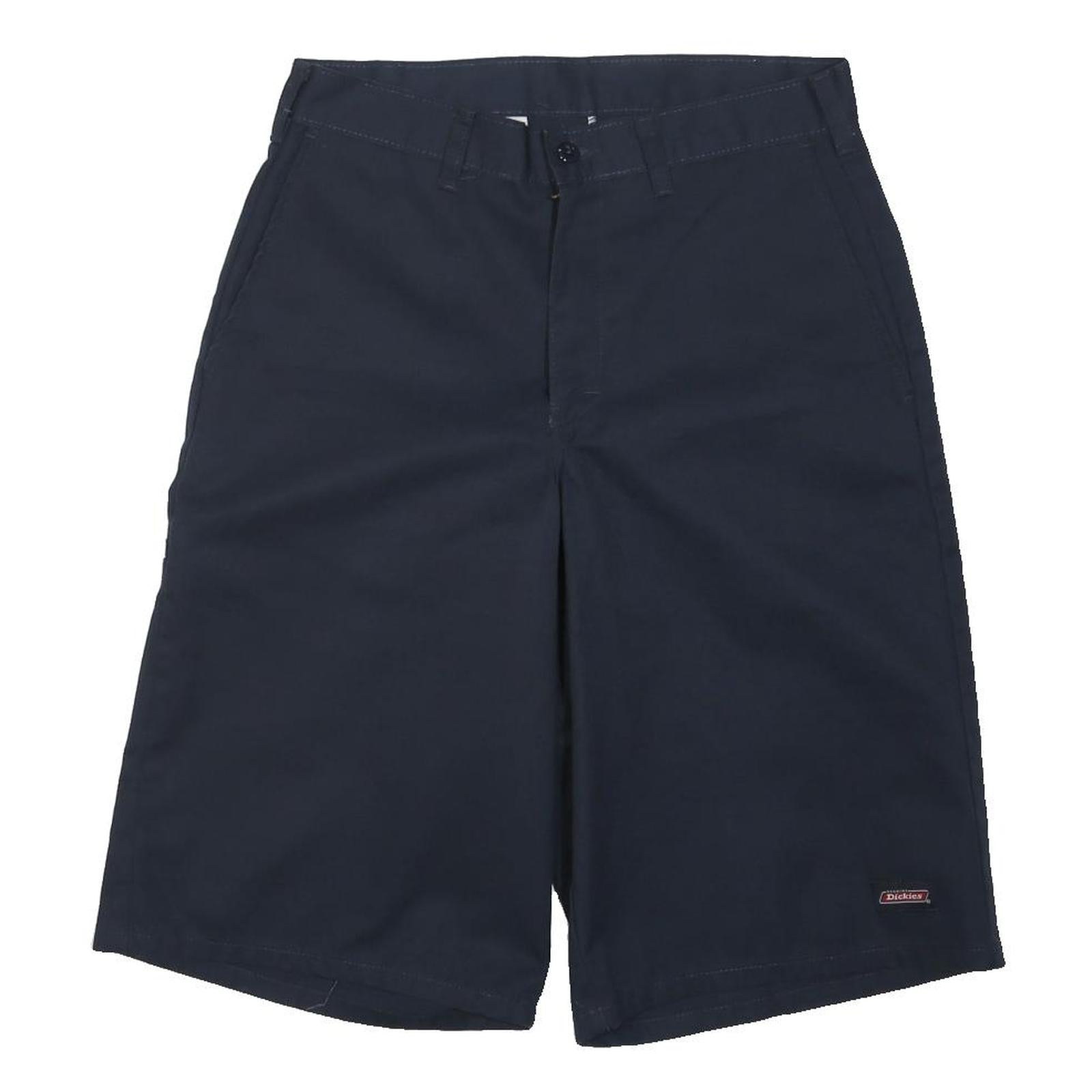 DICKIES Mens Shorts Navy Blue Casual M W30 Workwear Comfortable Polyester Blend