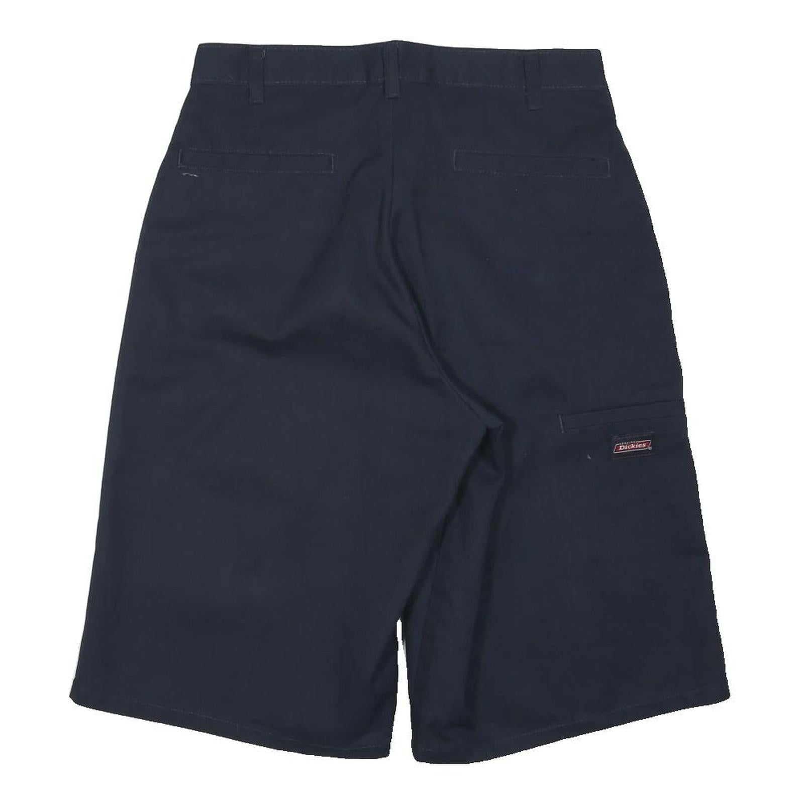 DICKIES Mens Shorts Navy Blue Casual M W30 Workwear Comfortable Polyester Blend