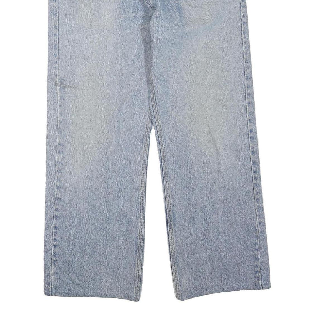 CARHARTT Womens Regular Light Blue Denim Jeans W32 L28 Classic Zip Pockets