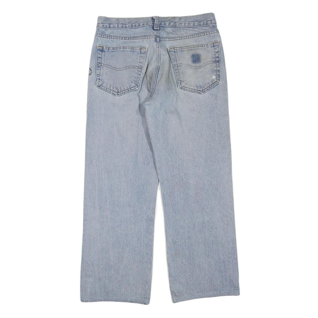 CARHARTT Womens Regular Light Blue Denim Jeans W32 L28 Classic Zip Pockets