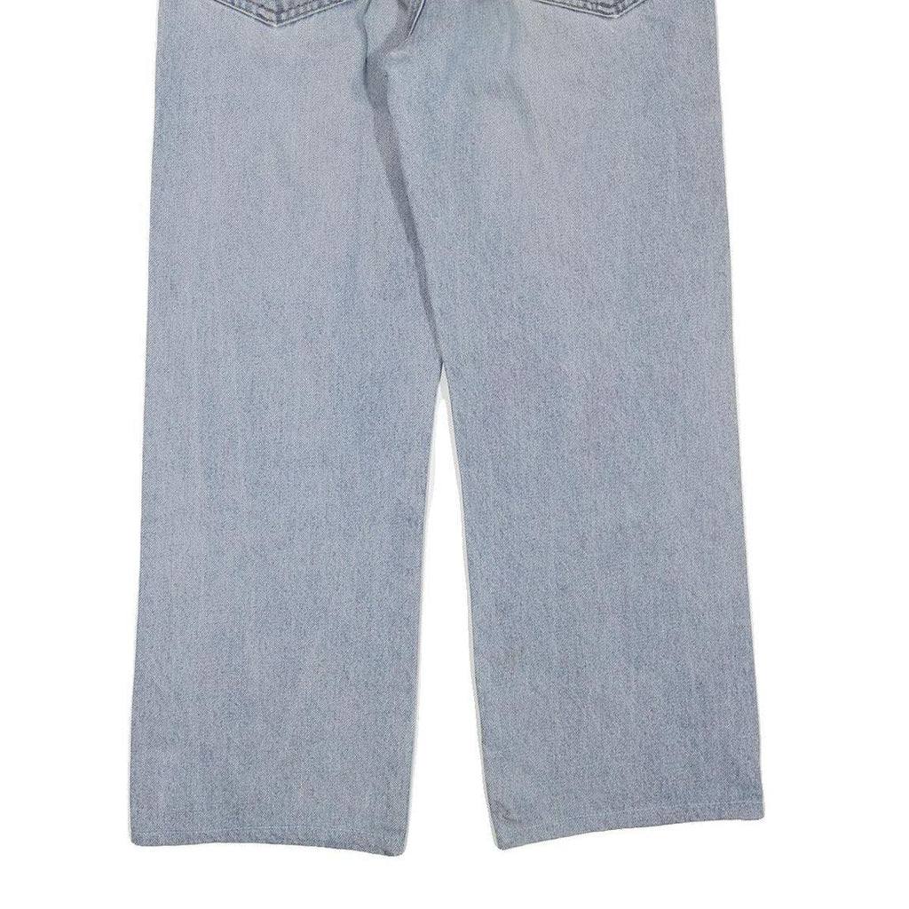 CARHARTT Womens Regular Light Blue Denim Jeans W32 L28 Classic Zip Pockets