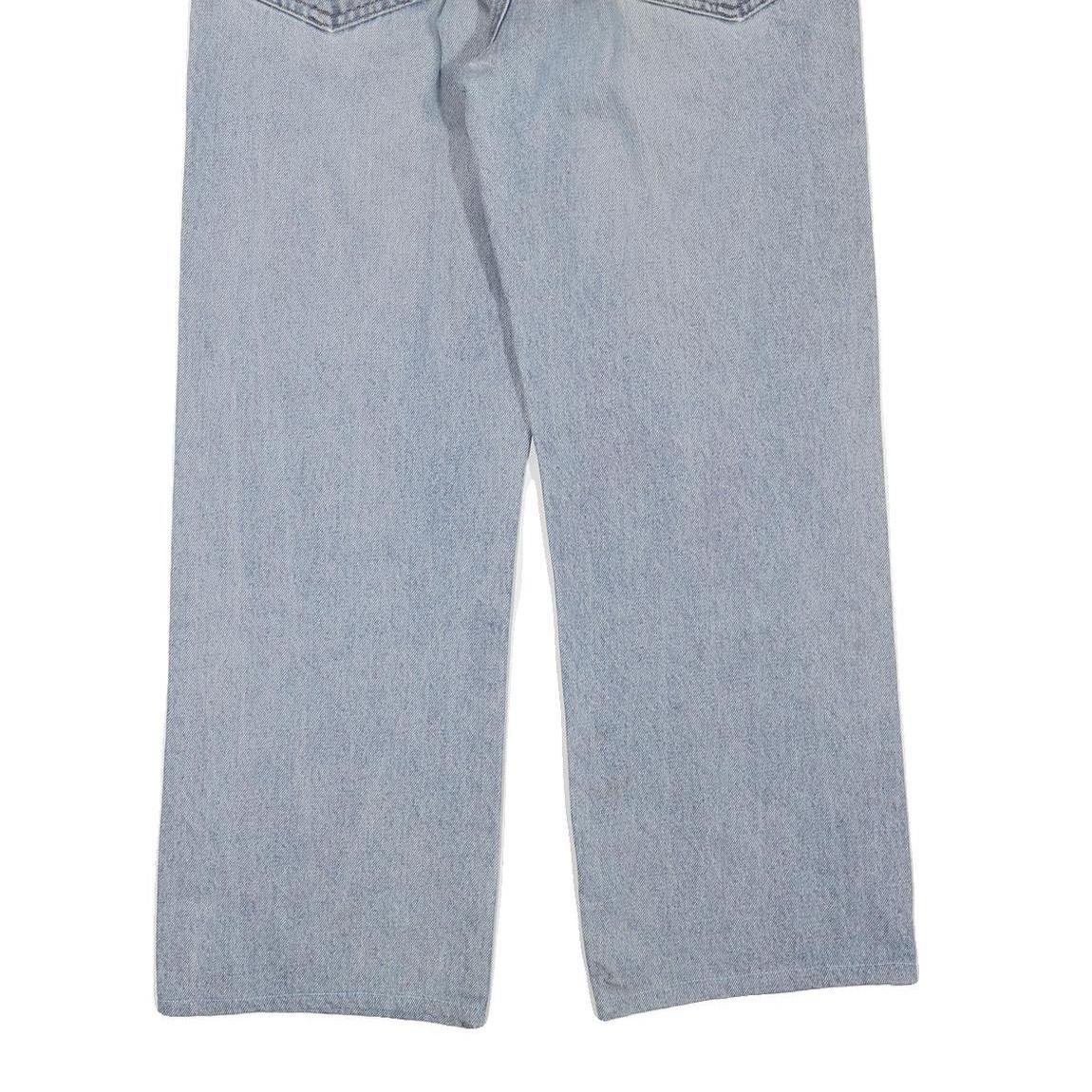 CARHARTT Womens Regular Light Blue Denim Jeans W32 L28 Classic Zip Pockets