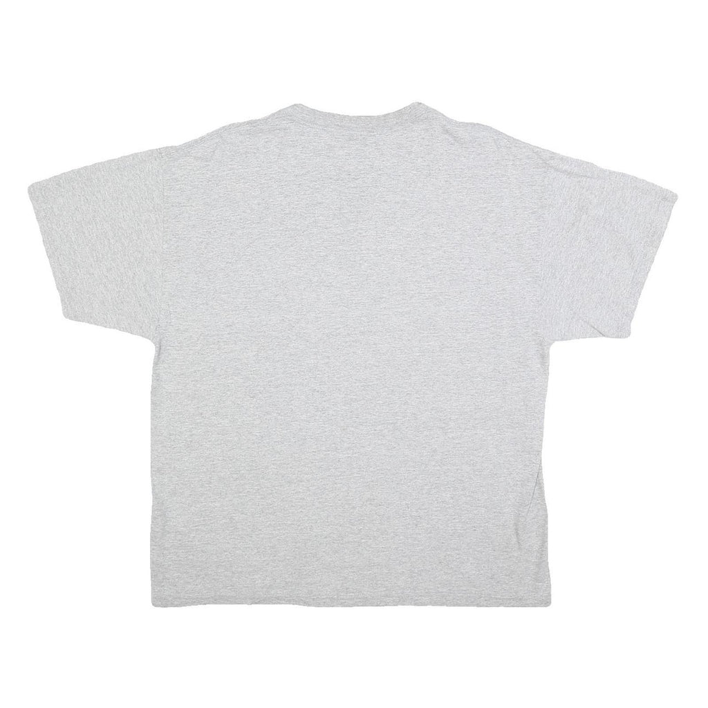 DELTA Mens Grey Giants Graphic T-Shirt L Short Sleeve Crew Neck Cotton Blend