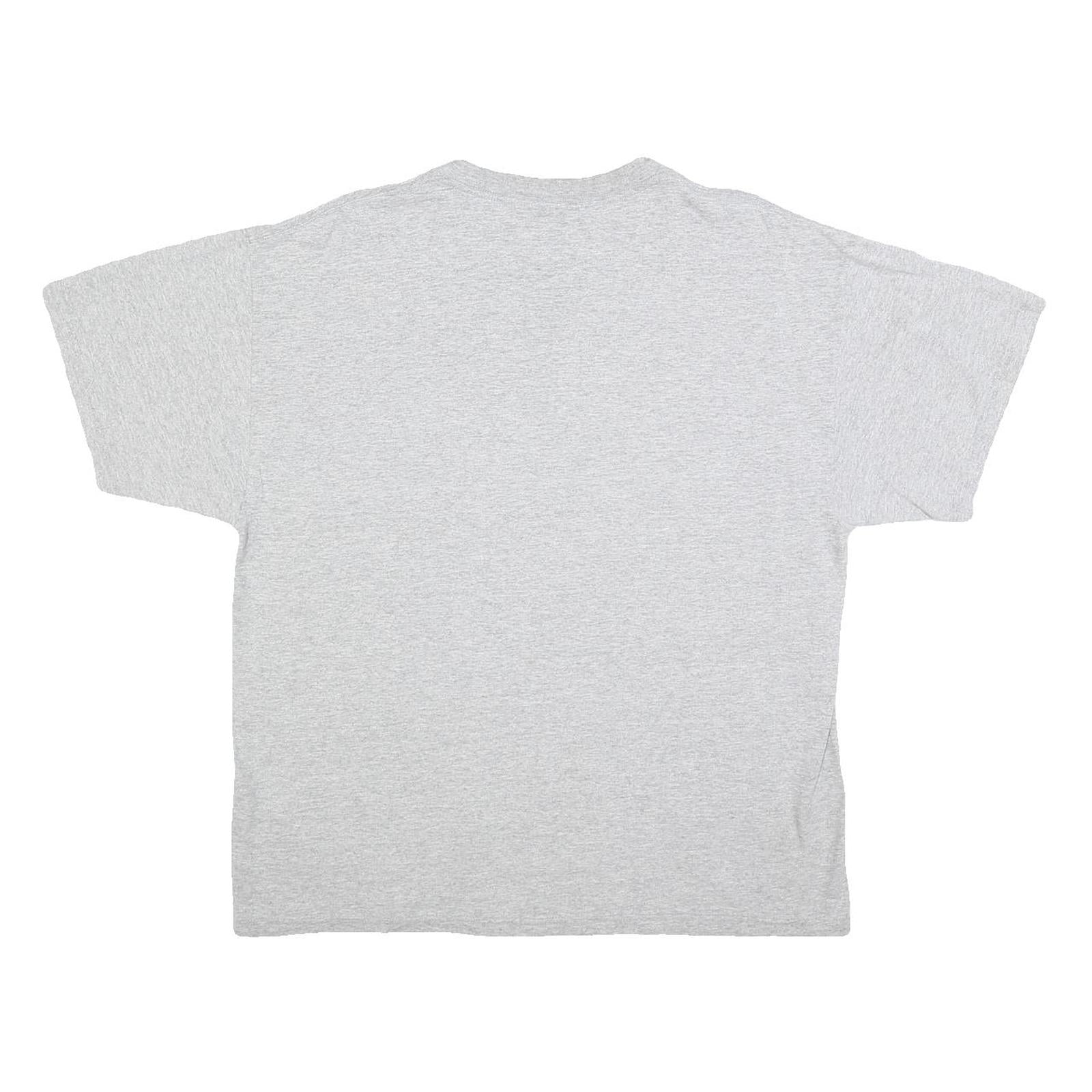 DELTA Mens Grey Giants Graphic T-Shirt L Short Sleeve Crew Neck Cotton Blend