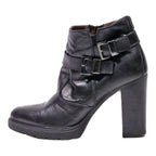 NERO GIARDINI Ankle Boots Black Leather Womens UK 5