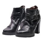 NERO GIARDINI Ankle Boots Black Leather Womens UK 5