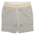 IIG-LOO DESIGN Womens Casual Shorts Cream Striped M W32