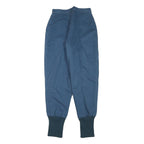 MIX AND MATCH Womens Relaxed Blue Polyester Blend Woven Trousers W26 L31 Cuffed