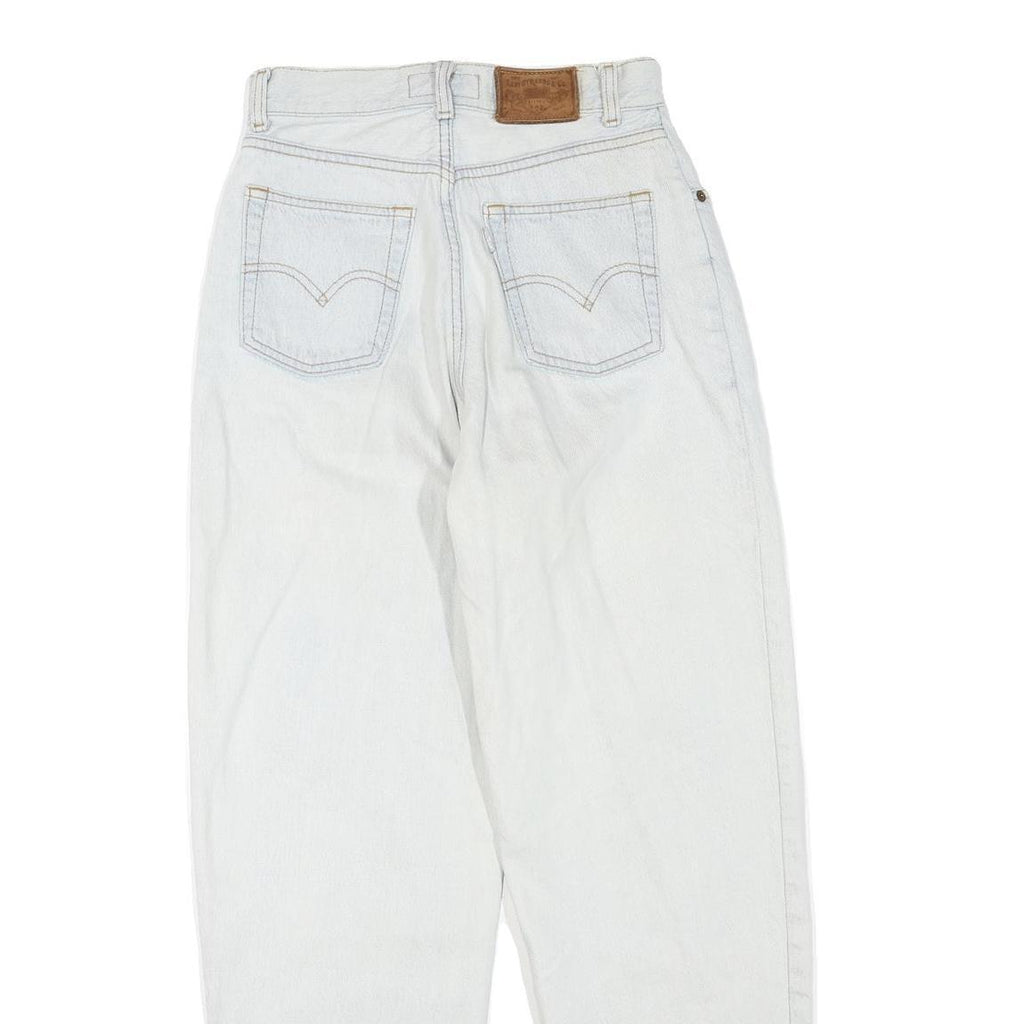 LEVI'S Womens Jeans Blue Regular Straight Denim Light W26 L28 Classic Fit Zip