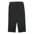 DICKIES Mens Cotton Blend Black Relaxed Straight Trousers W38 L30 Workwear