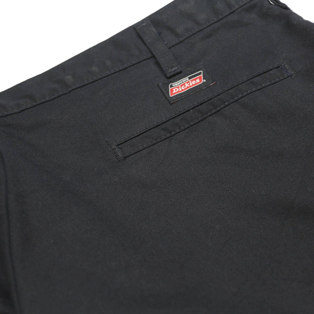 DICKIES Mens Cotton Blend Black Relaxed Straight Trousers W38 L30 Workwear