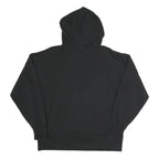 ADIDAS Womens Black Multi Colour Logo ¼ Zip Hoodie UK 6 Cotton Blend